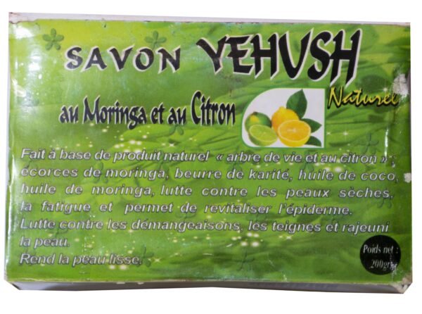 savon à base de moringa & citron