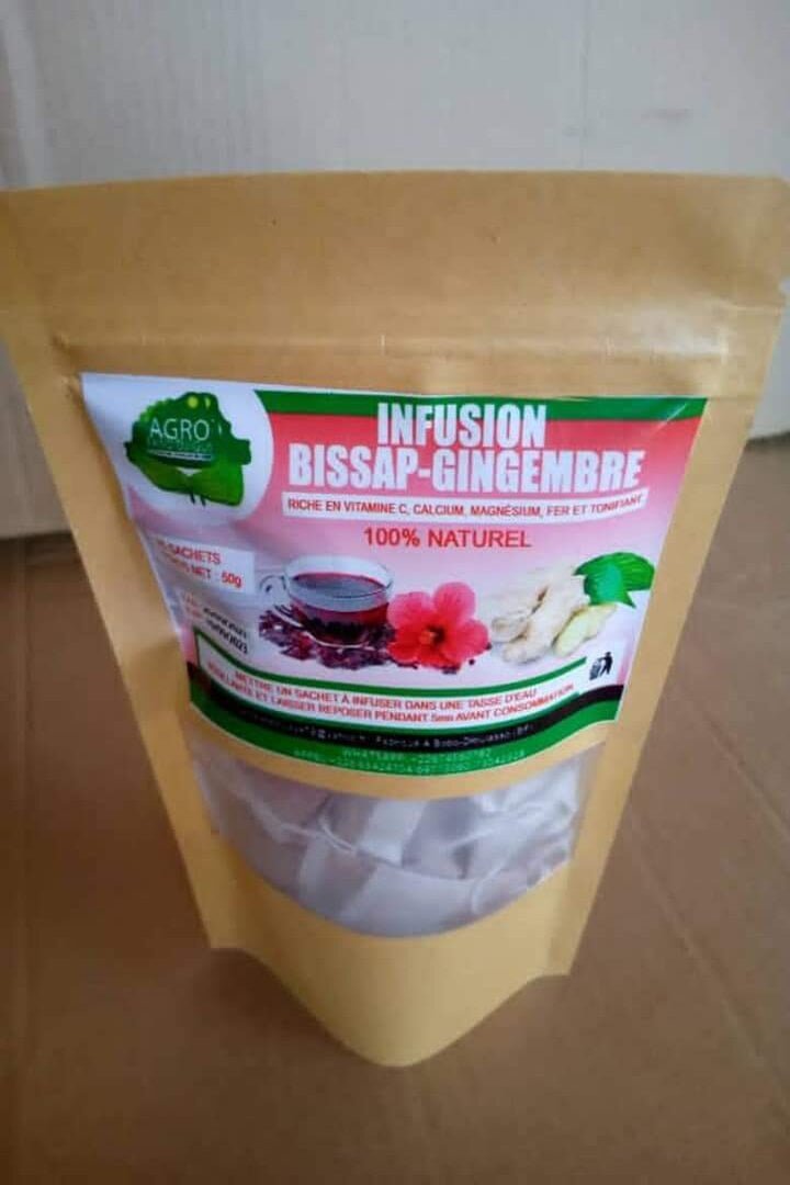 Infusion Bissap Gingembre (25 infusettes)