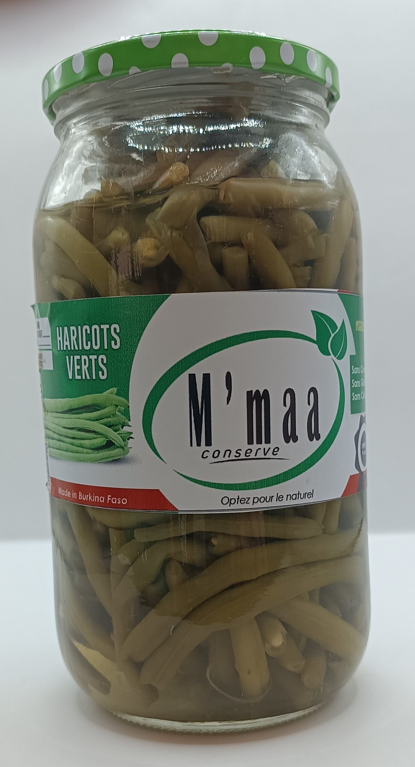 Conserve de Haricots verts (940g) M'ma conserve