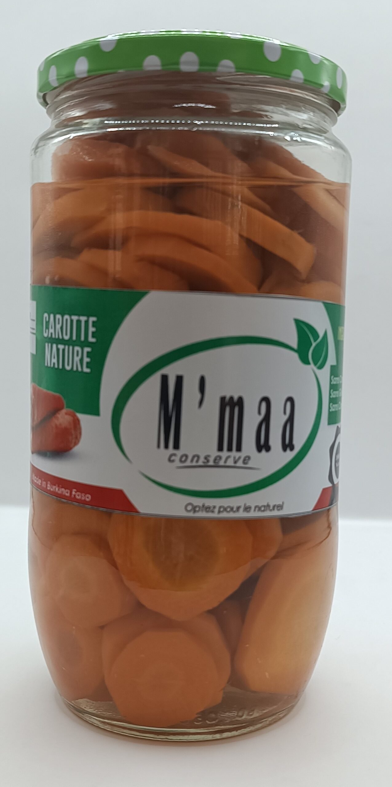 Conserve de carotte (940g) M'ma conserve