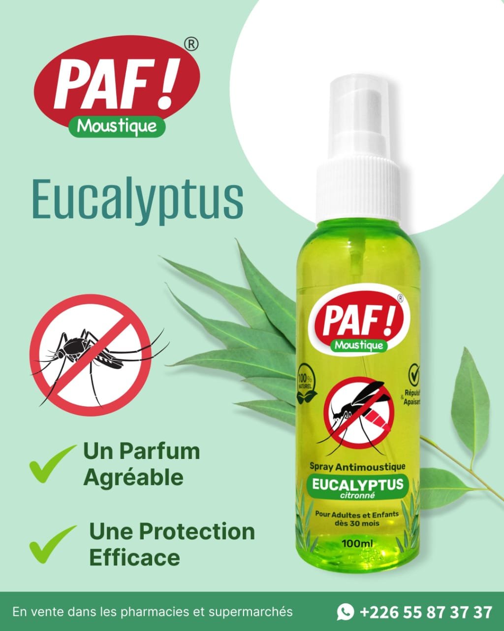 PAF Moustique Eucalytu -Les jardins d'Eve